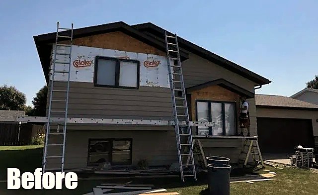 House before Zulauf re-sided it
